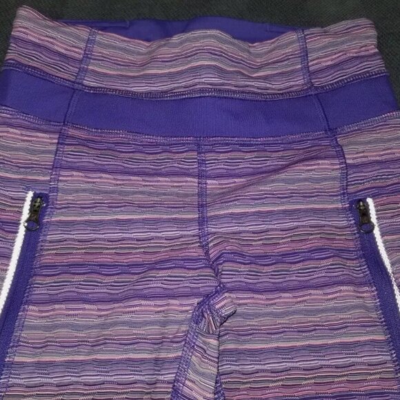 Lululemon Inspire Tight II (Mesh) Size 2 Space Dye Twist Iris Flower Pink Shell - Picture 16 of 16